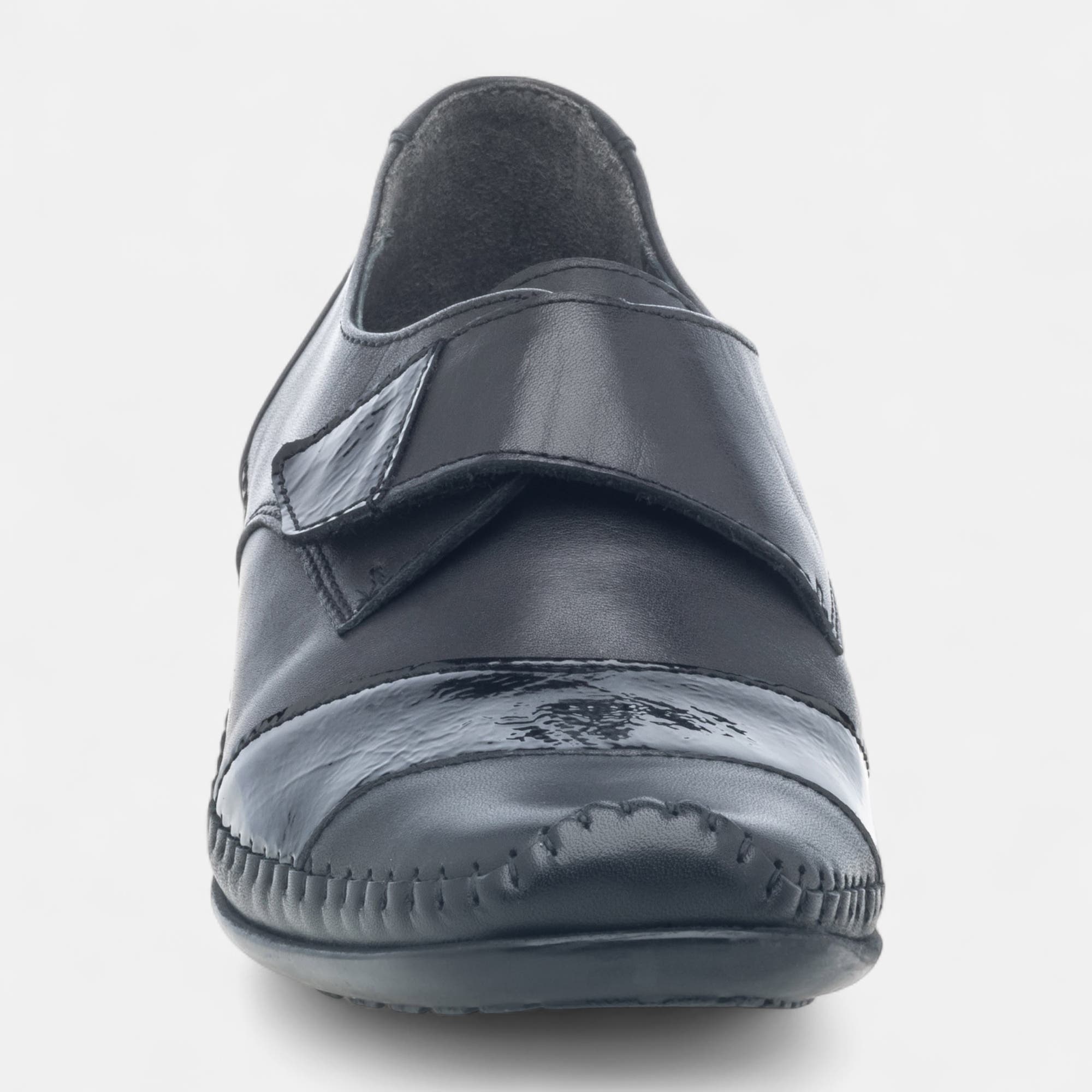 Derbies pieds sensibles Femme en cuir noir