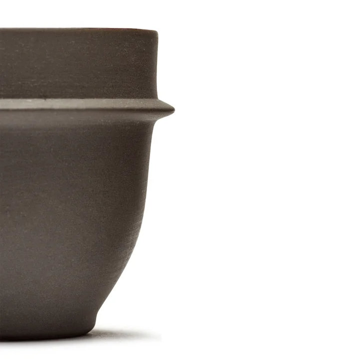 Serax - Dune Espressotasse by Kelly Wearstler, Slate / braun (4er-Set)