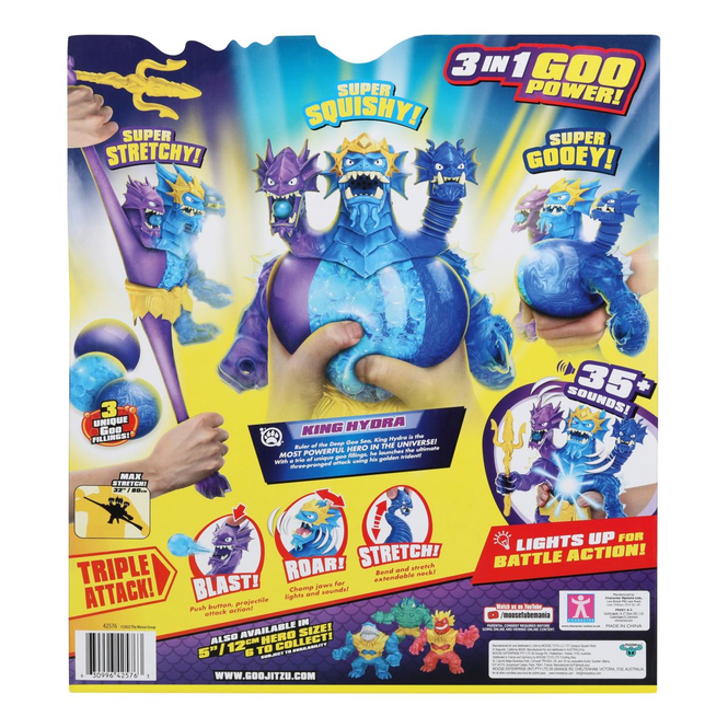 Heroes of Goo Jit Zu - Triple Goo Pack King Hydra - Deep Goo Sea S9