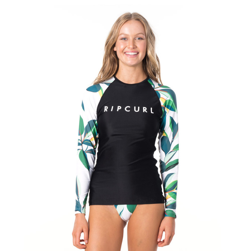 LYCRA Femme RIP CURL BLANCO BAY RELAXED MANCHES LONGUES