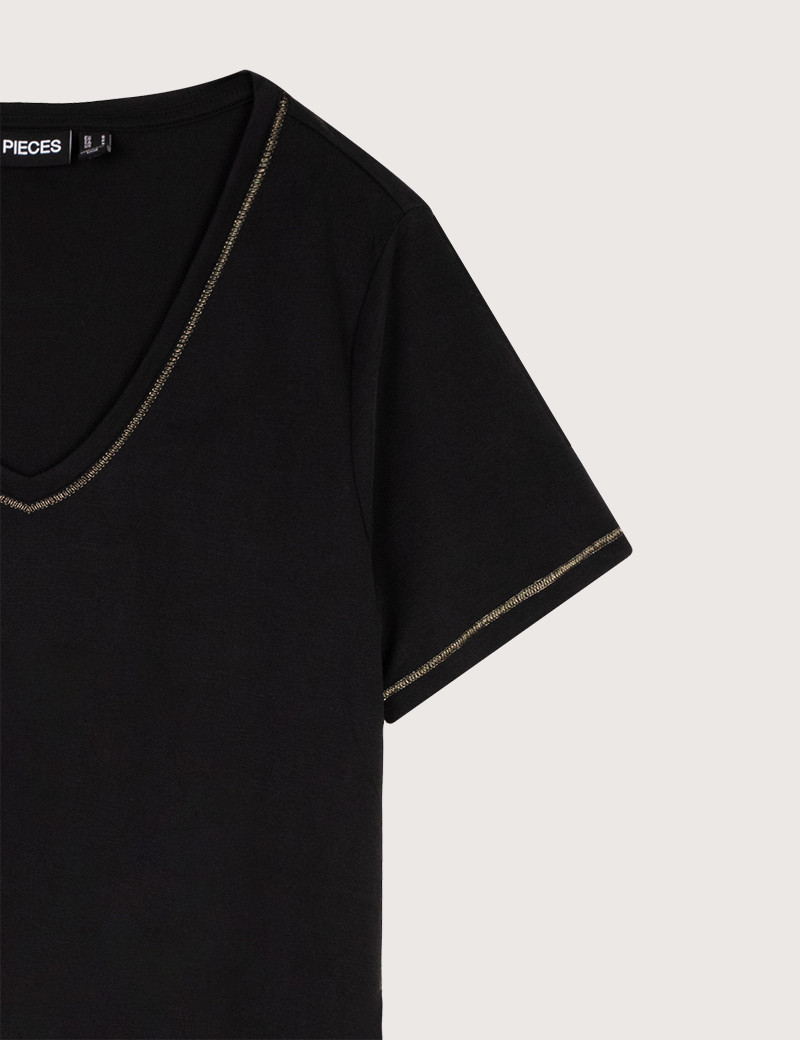 PIECES ROBE MANCHES COURTES ALANA NOIRE