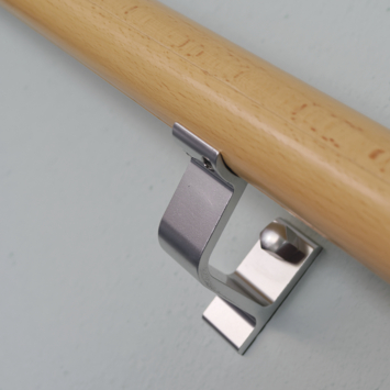Hermeta leuninghouder holzadel stok M8 naturel