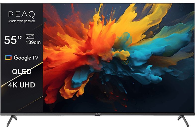 Peaq - PTV 55Gqu-5024C - Televisie - Google Qled - UHD