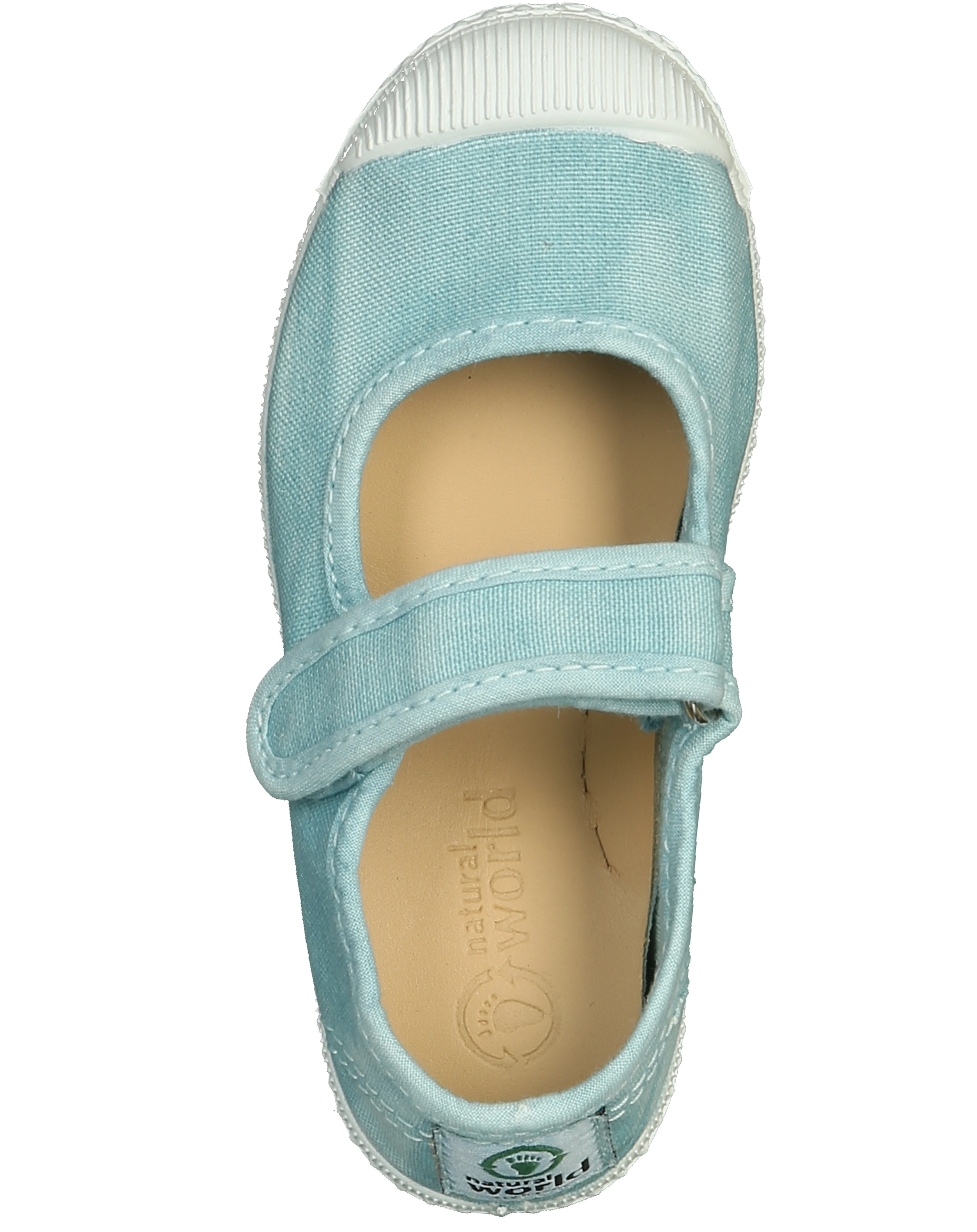 Ballerinas MERCEDES PUNT TINTADO in washed azul lago