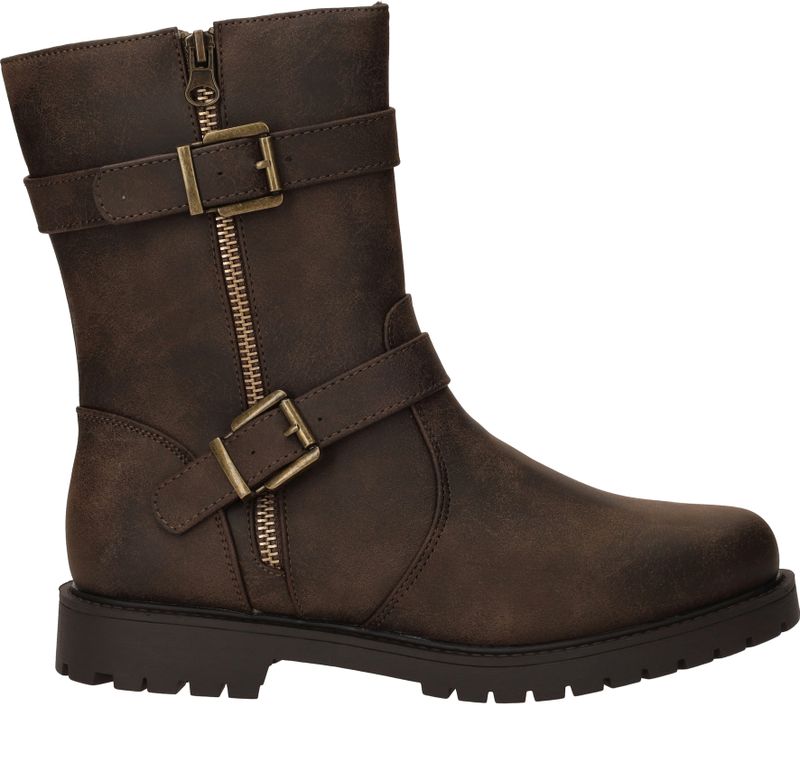 DSTRCT Bikerboots Bruin Dames