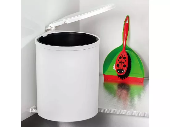 Poubelle de recyclage à fixation sur porte 13 litres