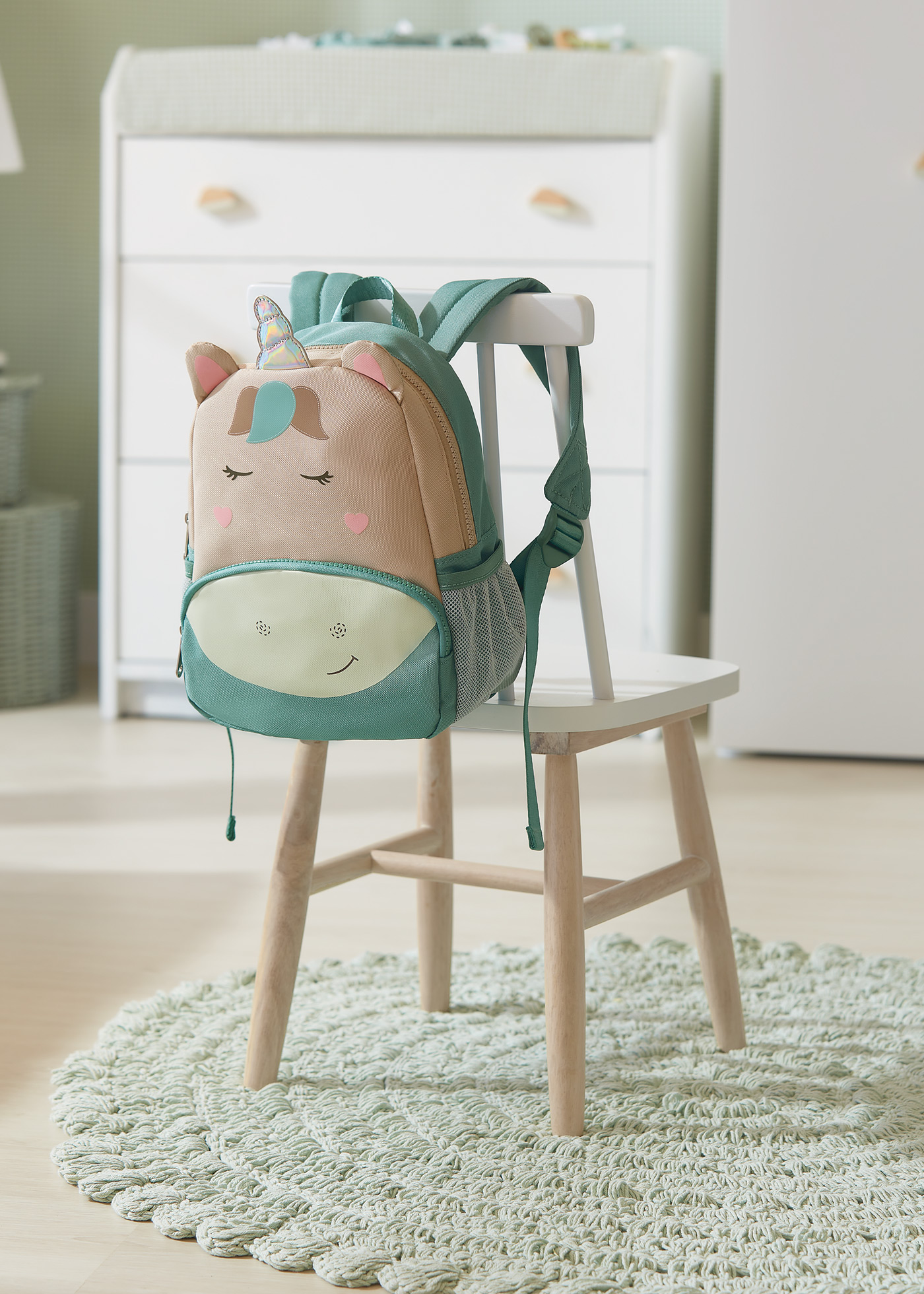 Mochila estampada para bebê