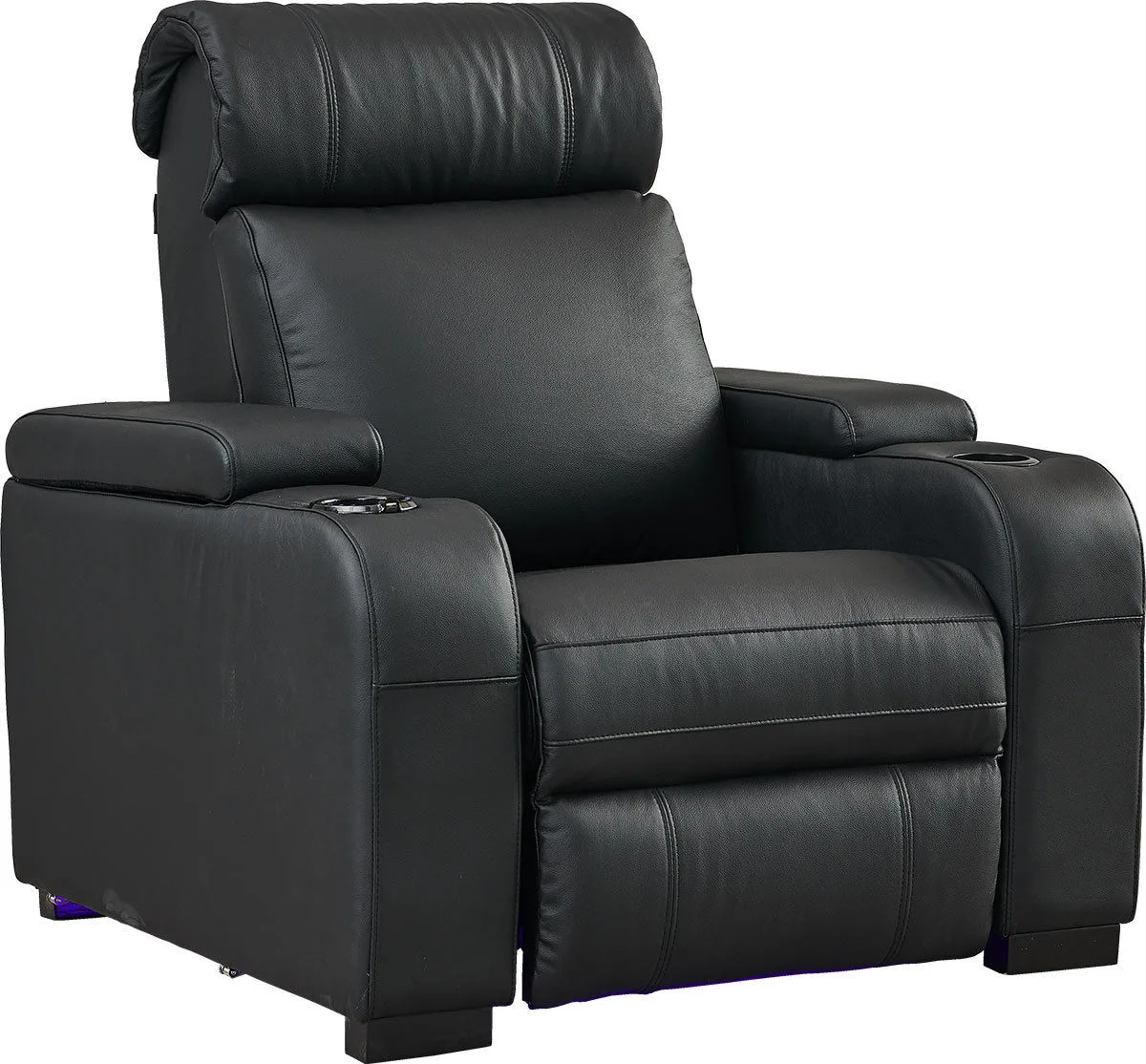 Lumene Hollywood Luxury III, 1 place, plein cuir Fauteuils cinéma
