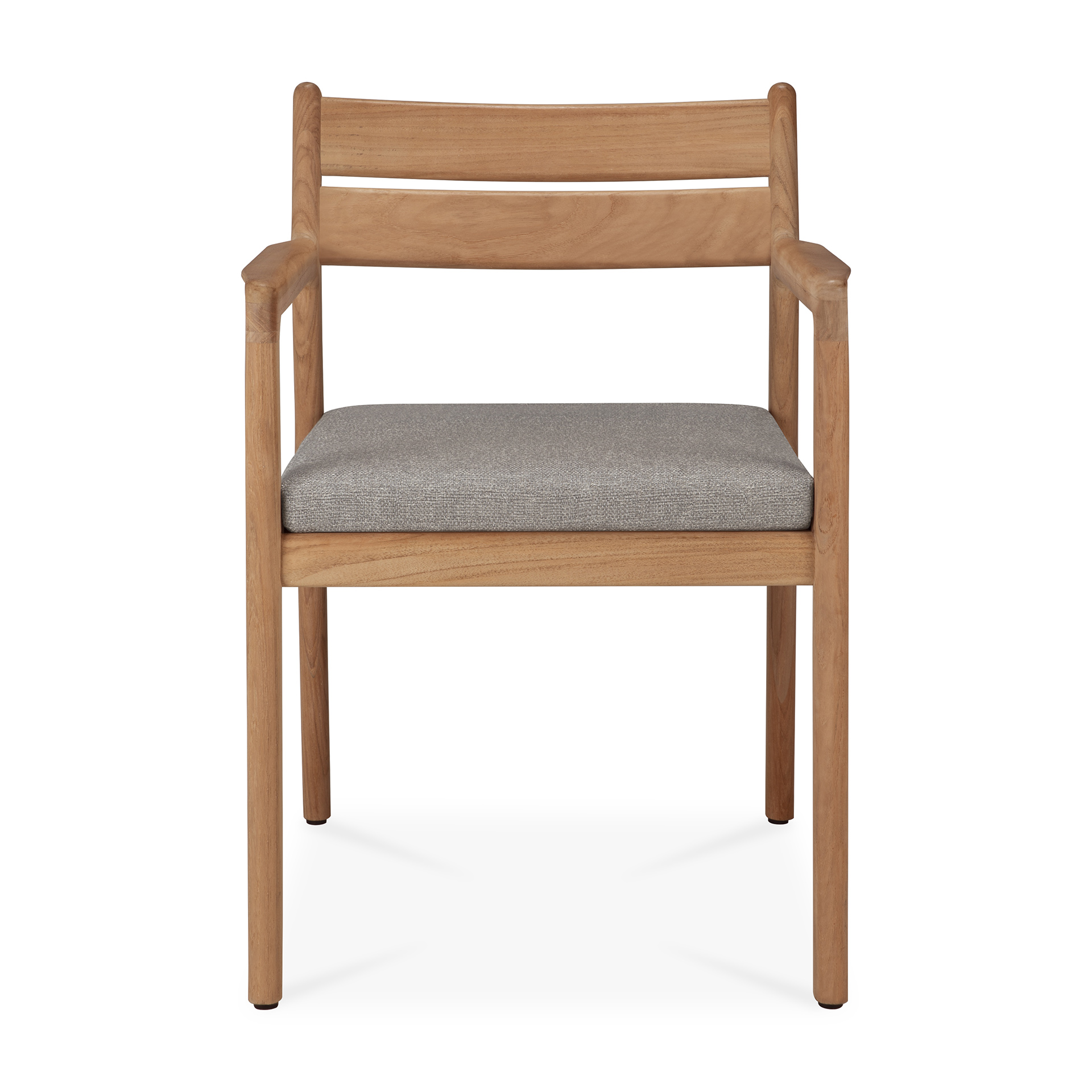 Teak Jack stoel met armleuning - outdoor - met mocha kussen