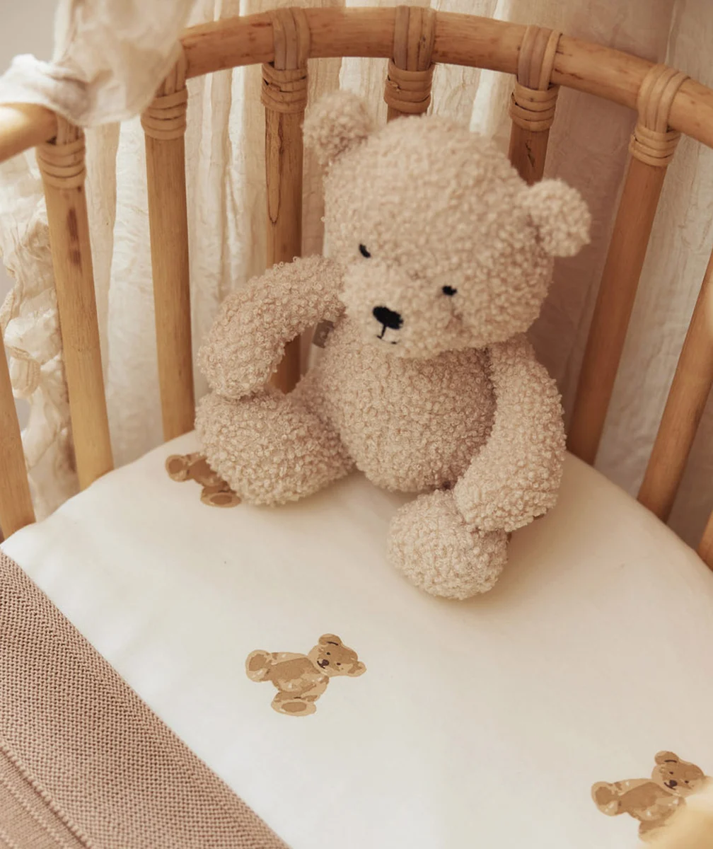 JOLLEINPELUCHE OURS EN SHERPA MARRON