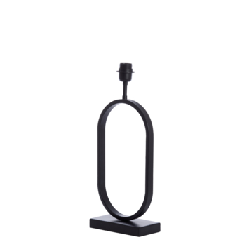 Lampvoet Fleur mat zwart  20x10x45 cm