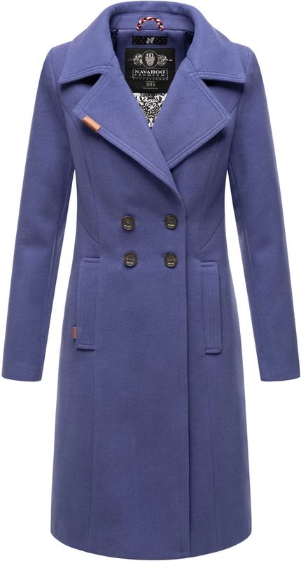 Navahoo - Wooly - Dames Trenchcoat - Premium Wintermantel - Elegante Pasvorm