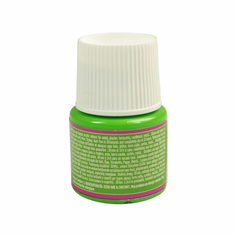 Peinture acrylique opaque brillante - vert printemps - 45 ml