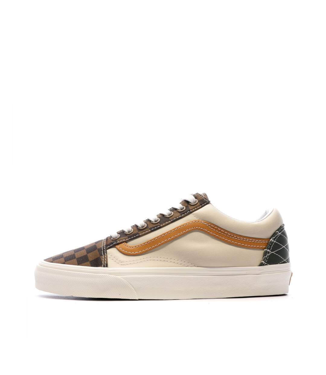 Baskets Beige/Marron Femme Vans Old Skool