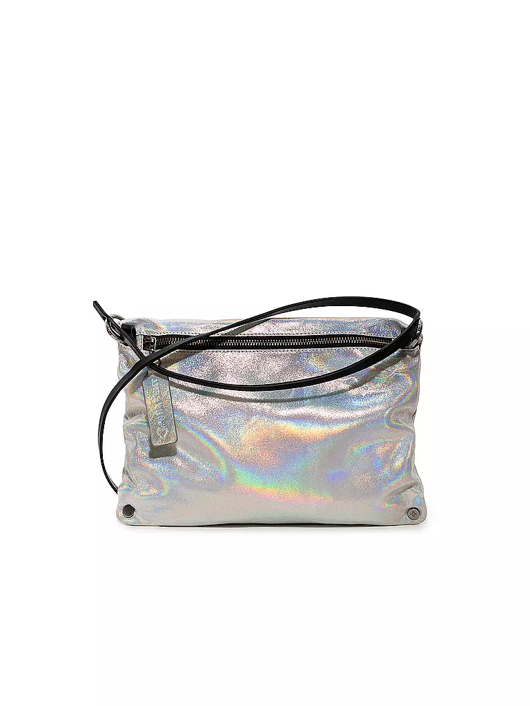 INA KENT Ledertasche - Umhängetasche MOONLIT Ed. 1 S16 silber