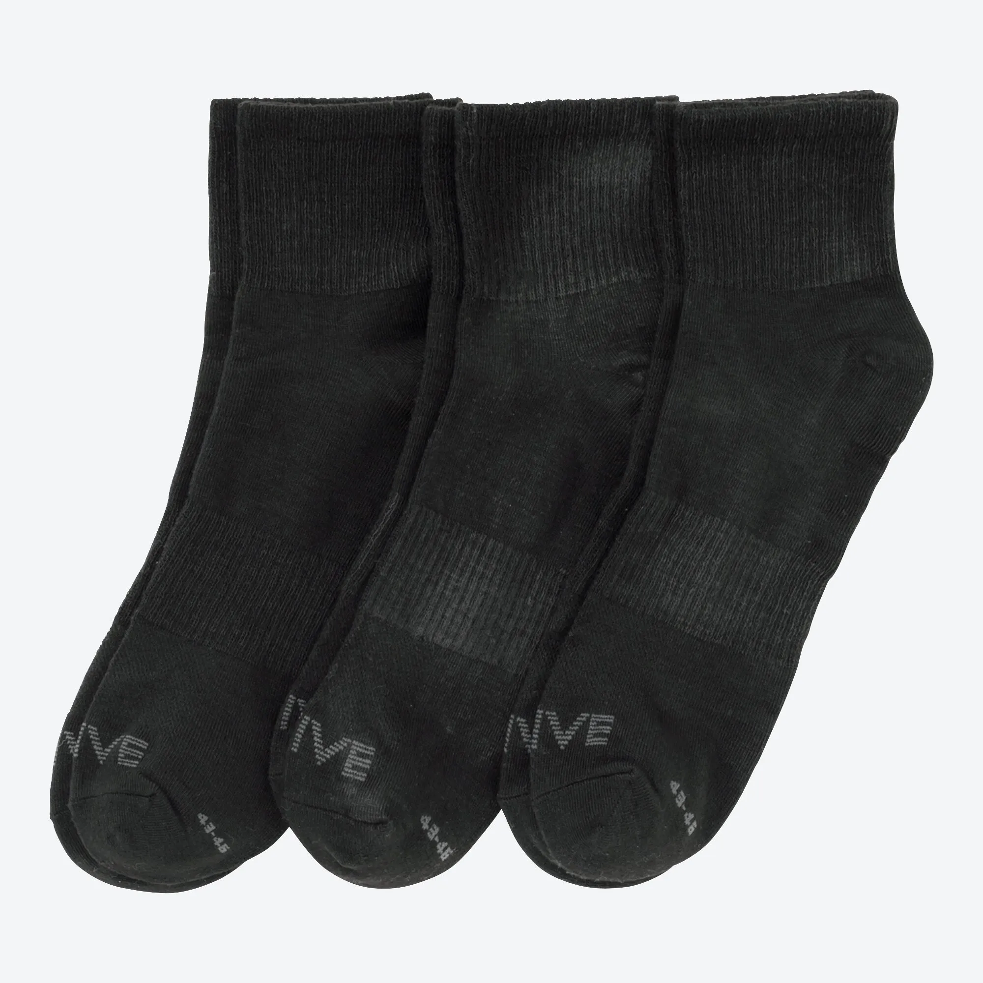Herren-Sport-Sneaker-Socken, 3er-Pack