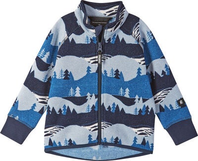 Reima Ornament Fleecejakke, Soft Navy