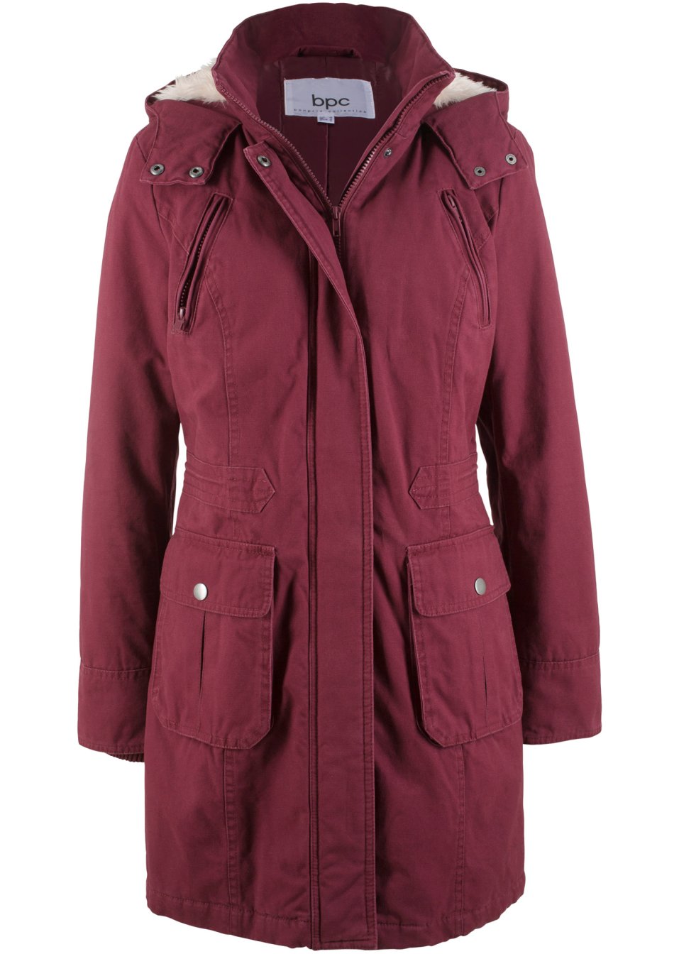 Parka en coton rembourrée
