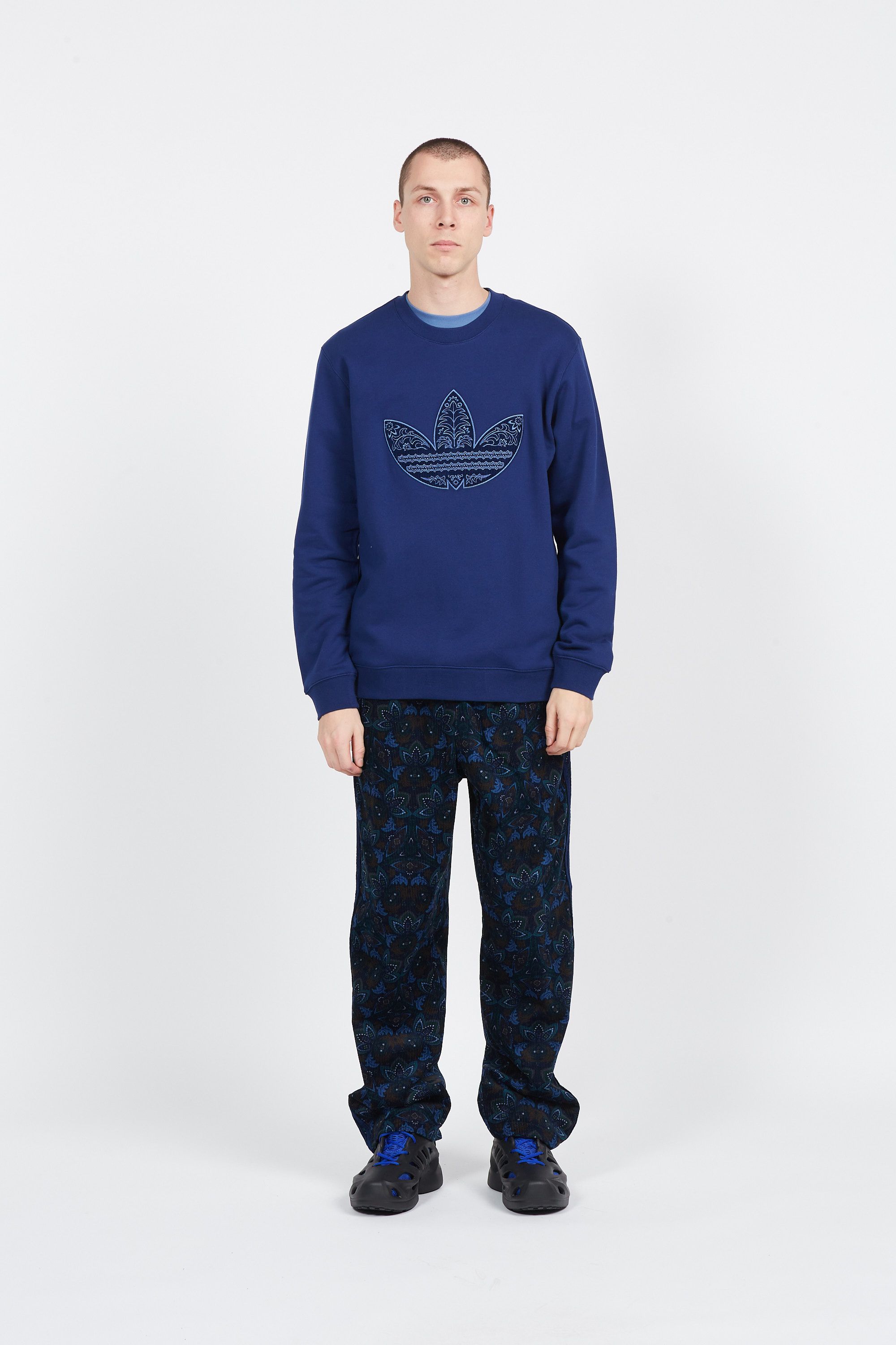 ADIDAS Sweatshirt CORDUROY Bleu