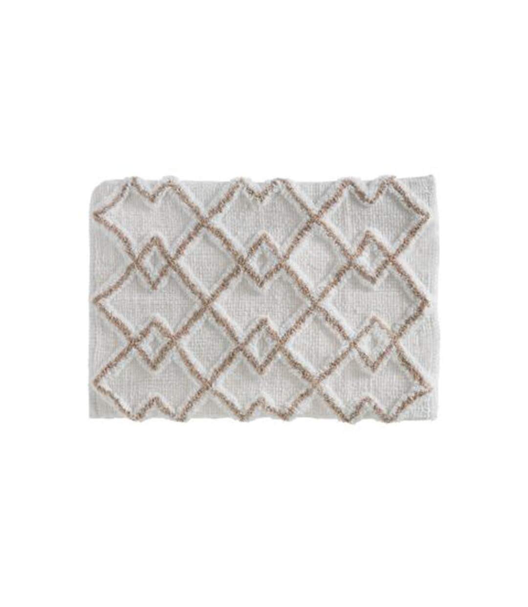 Tapis Salle de Bain Ethnique 50x75cm Taupe