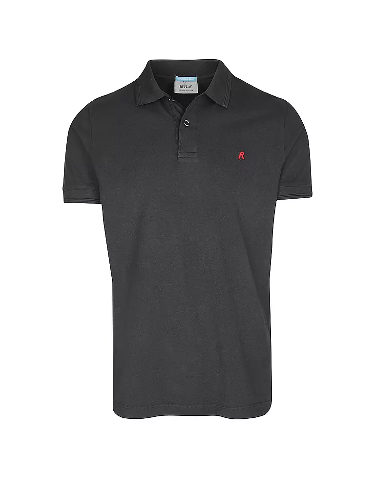 REPLAY Poloshirt schwarz