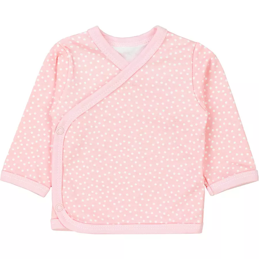 TupTam Baby Mädchen Langarm Wickelshirt 5er Set rosa Modell 1