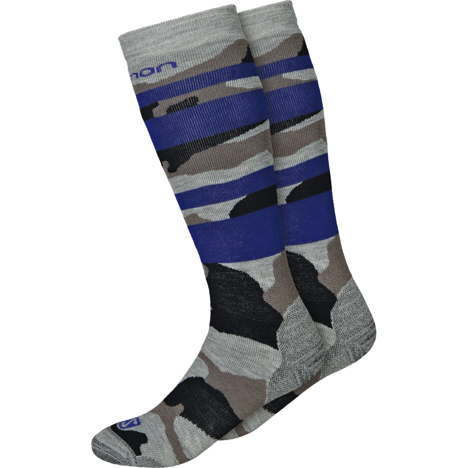 Salomon Unisex-Skisocken Camo, 2 Paar