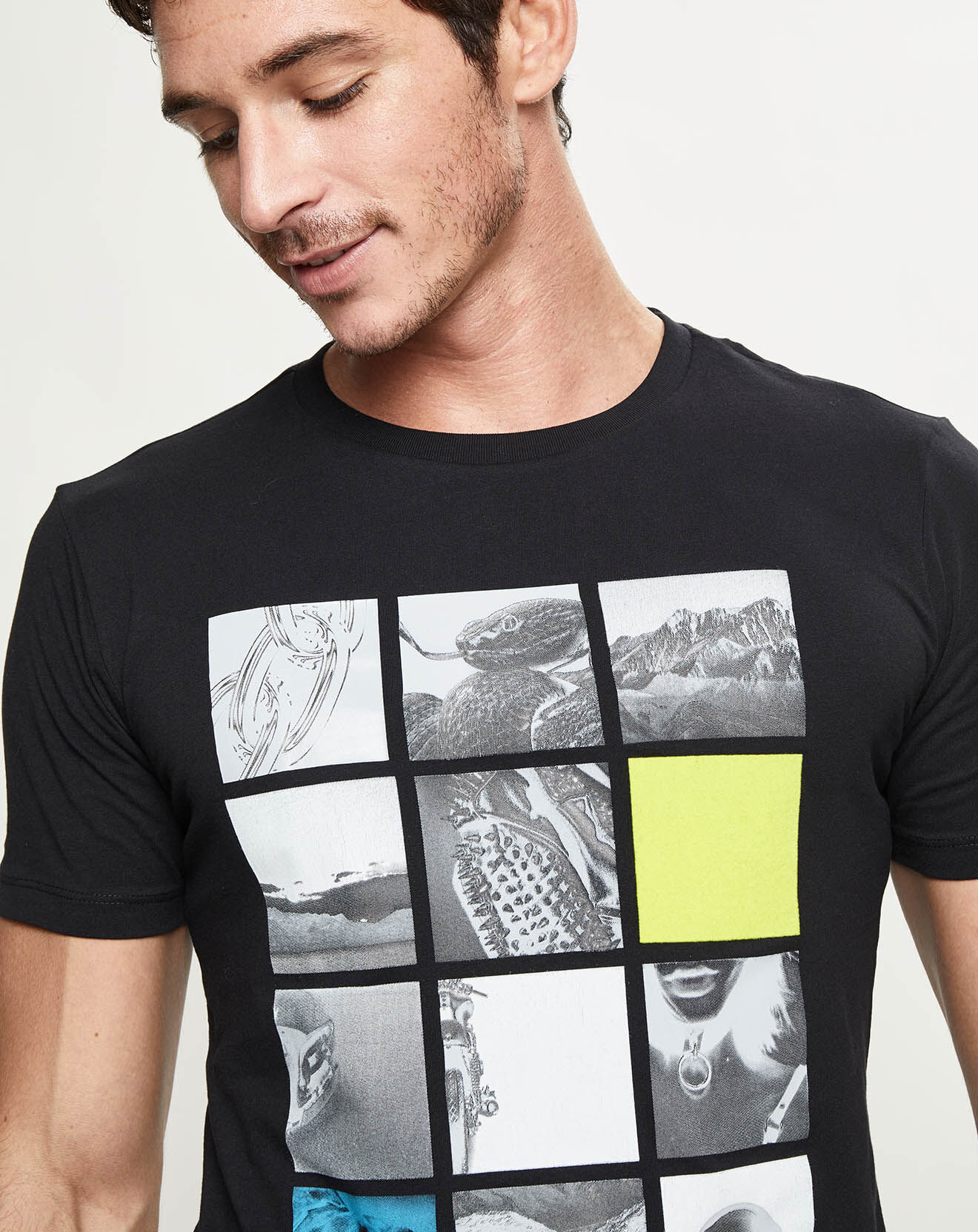 Replay T-Shirt Picture Logo noir