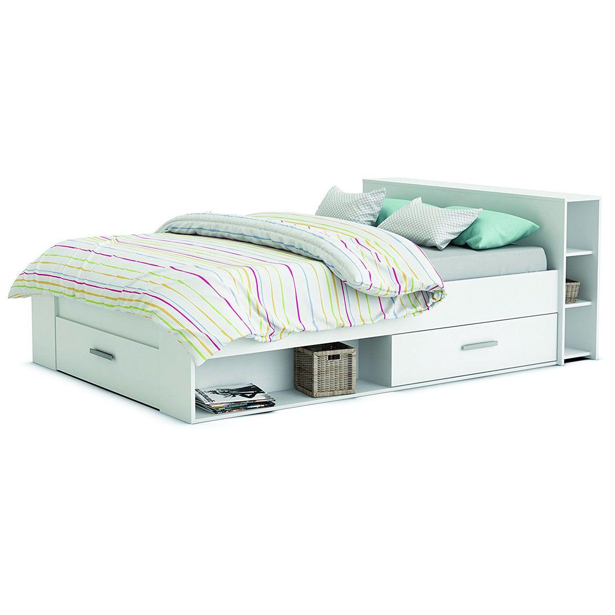 POCKET LIT 140X190CM BLANC PERLE
