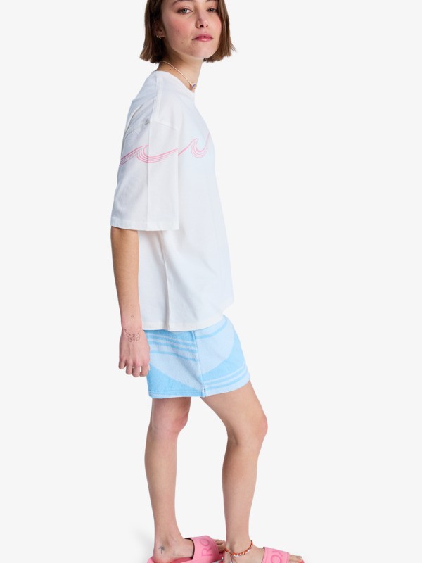 Hangloose Placed T-Shirt à manches courtes Blanc Femme