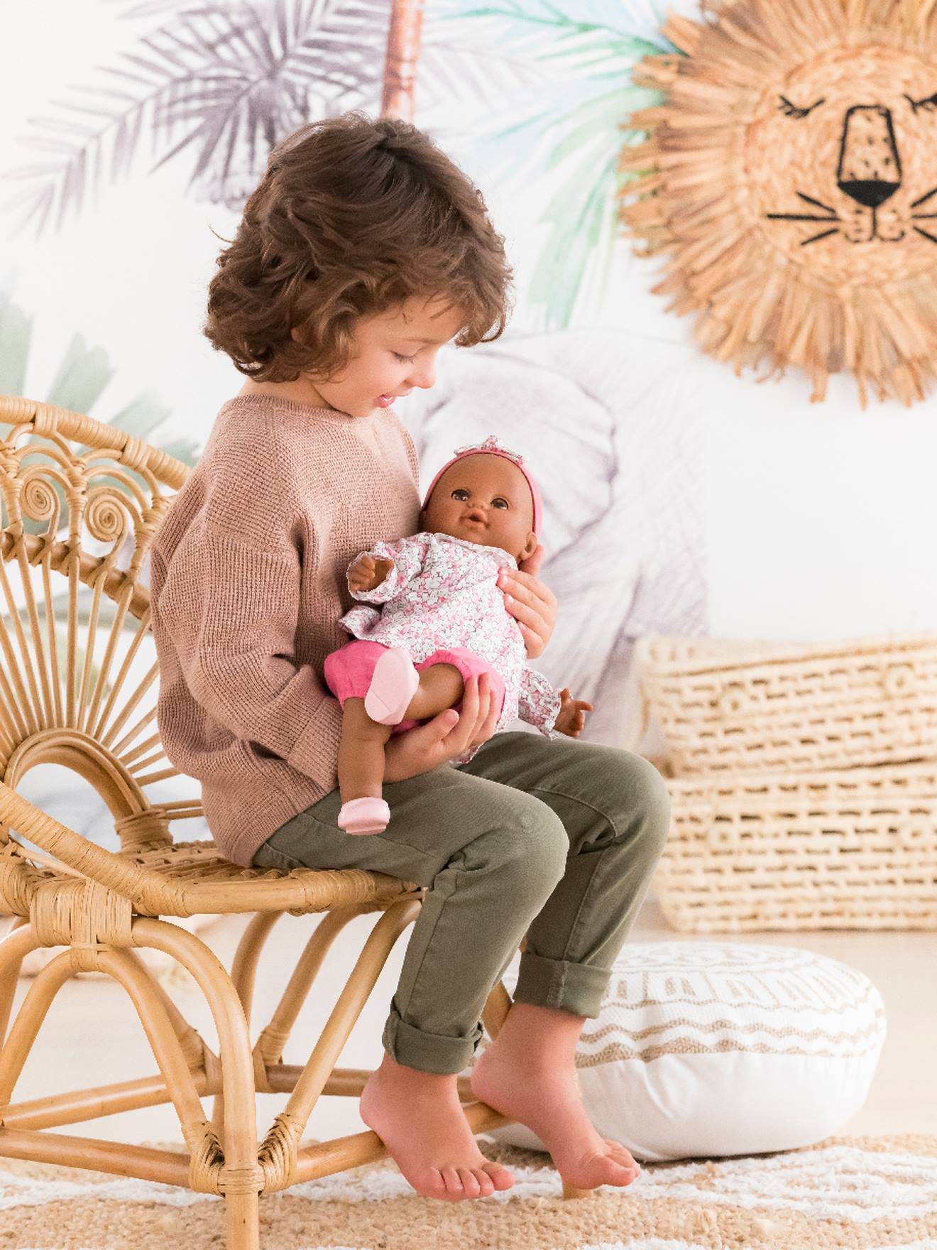 Boneca Lilou Baby 36cm COROLLE rosa