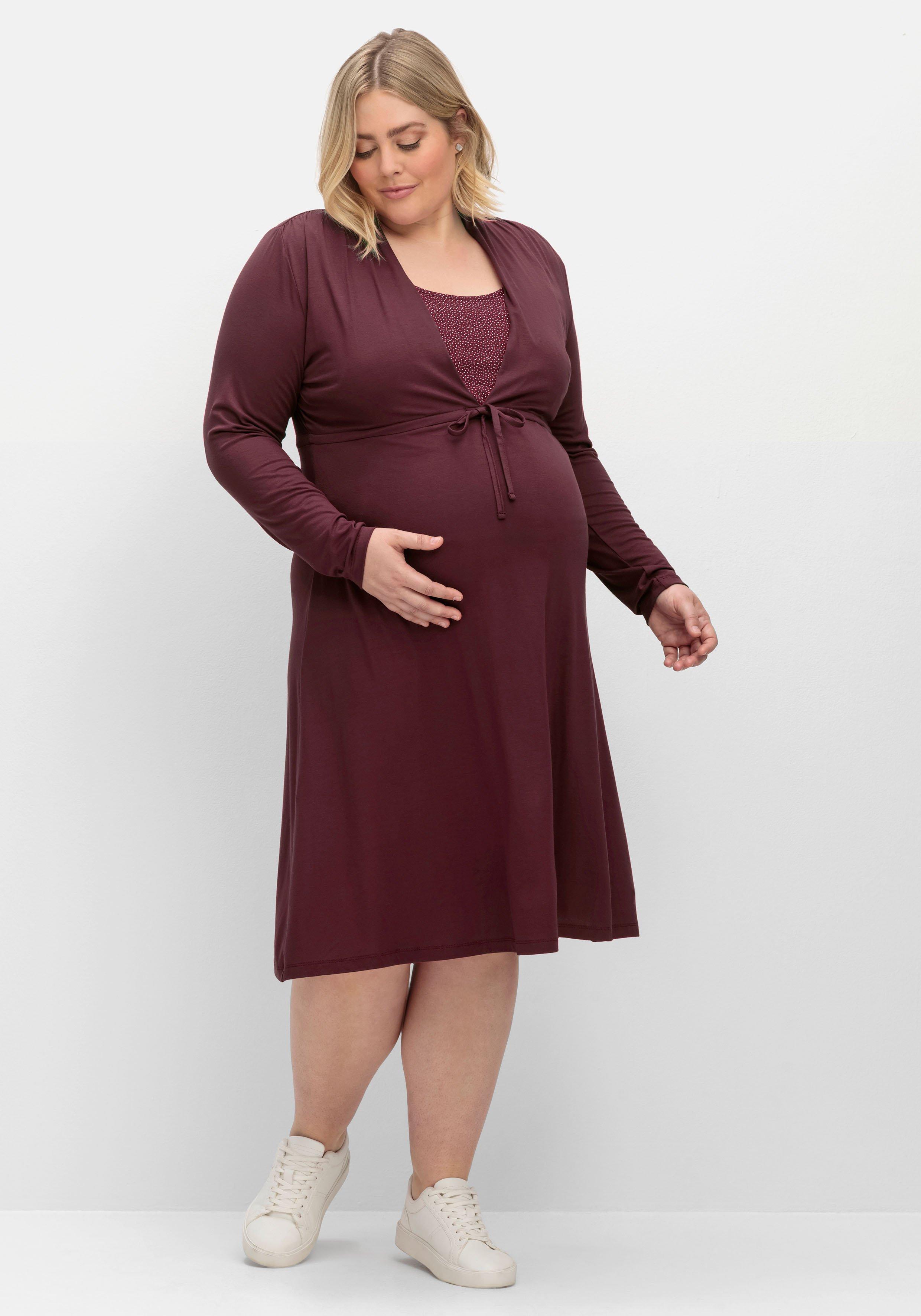 Stillkleid aus Jersey, mit Minimalprint