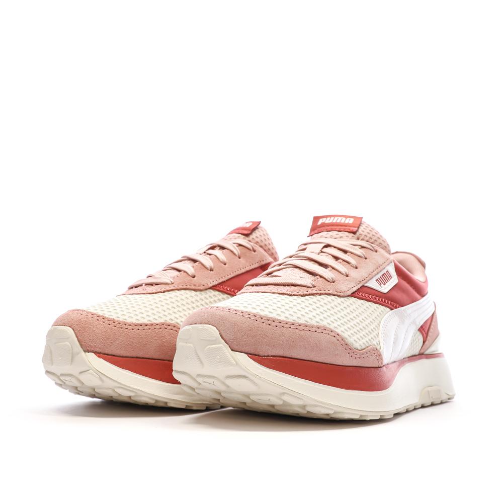 Puma Baskets Rose/Rouge Fille Puma Cruise Rider Peony