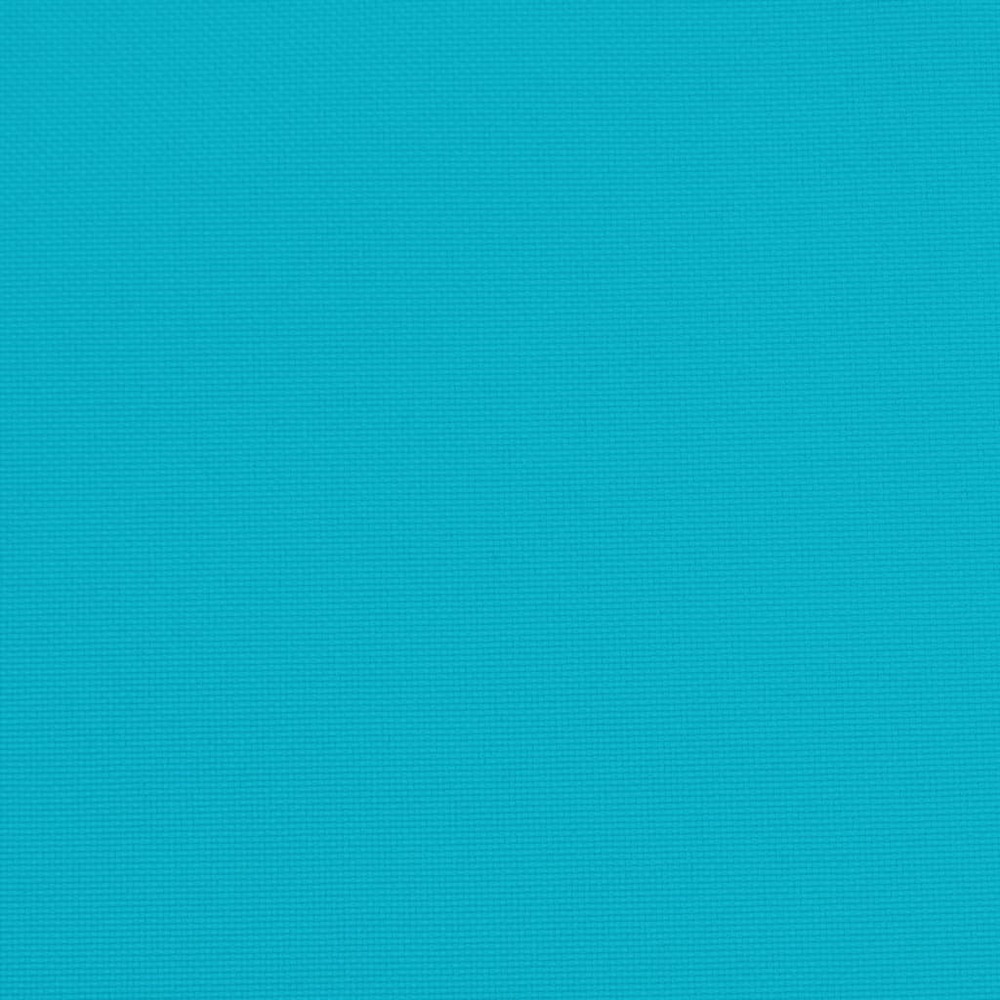 Coussins de banc de jardin lot de 2 turquoise 150x50x7 cm tissu