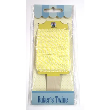 URSUS Baker`s Twine, gelb/weiß, 15m