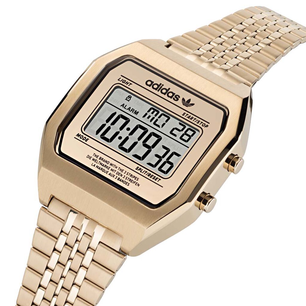 Montre Adidas Digital Two Doré