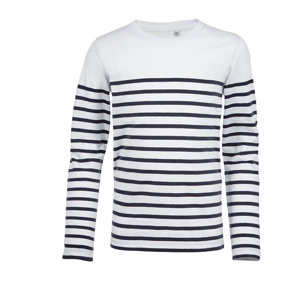 SOL'S 03101 - Matelot Lsl Kids Tee Shirt Enfant Manches Longues Rayé