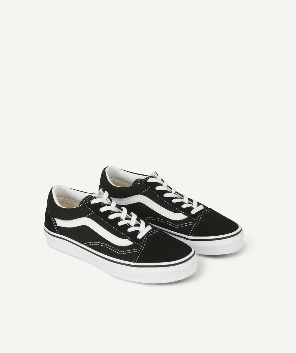 VANSBASKETS BASSES ENFANT OLD SKOOL NOIRE ET BLANCHE