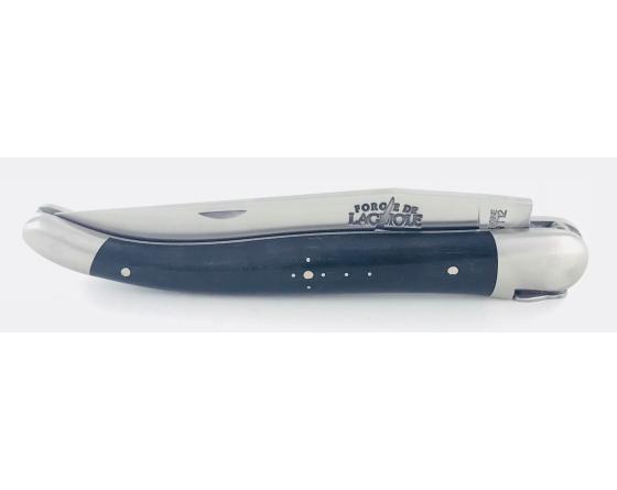 Laguiole Tradition 12 cm - 2 mitres - Ebène Couteau de Poche Forge de Laguiole