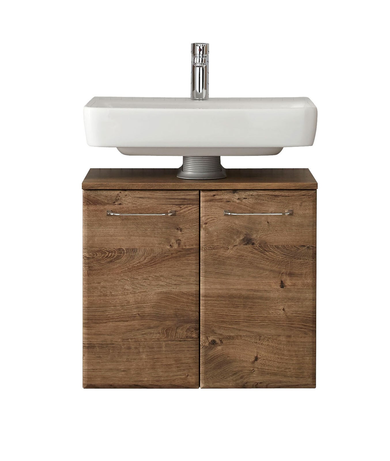 Waschbeckenunterschrank 60 x 53 cm braun