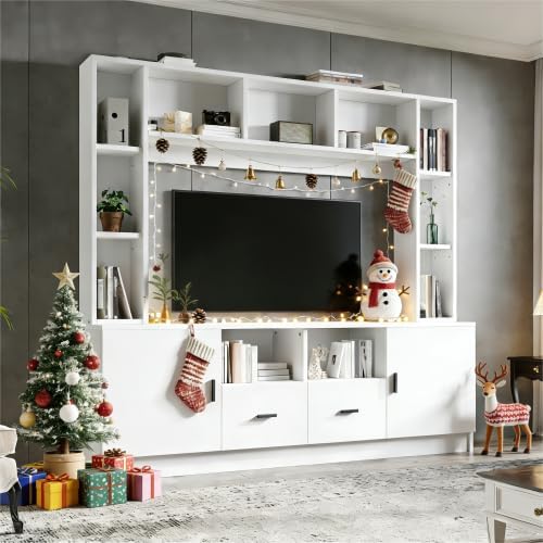 Merax 180 cm TV Wohnwand-Set für Fernseher bis zu 60