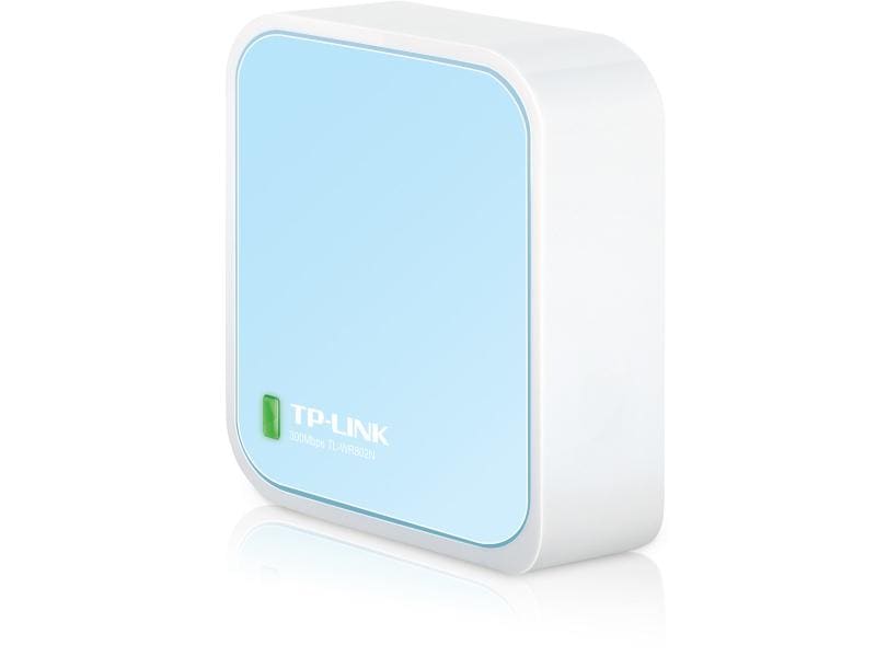 TP-Link Router TL-WR802N Ultra kleiner, mobiler Nano-Router für WLAN