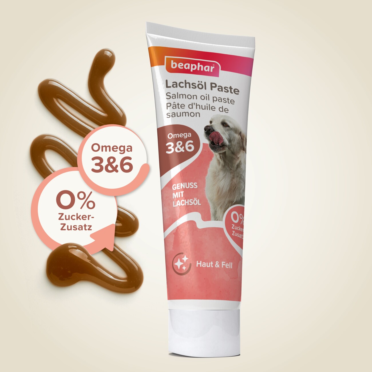 Beaphar Lachsöl Paste Hund 250g