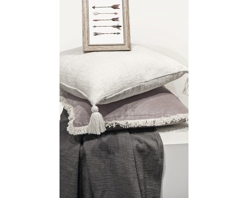 Decoratief kussen Zoe wit 45x45 cm