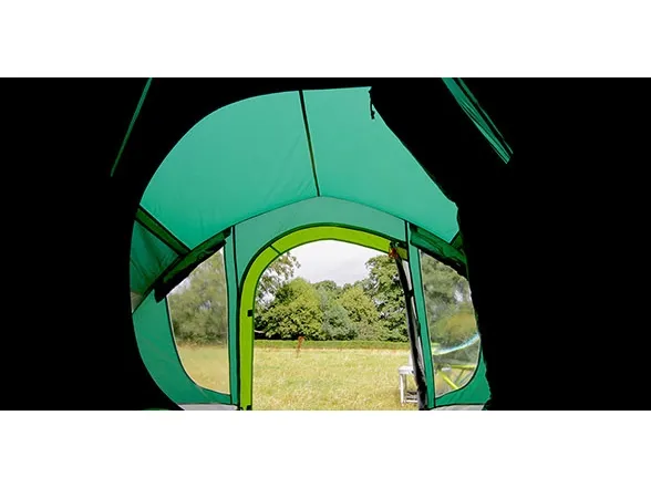 Coleman Kobuk Valley 3 Plus, Camping, Hård ramme, Kupel/Igloo telt, 3 person(er), Teltlærred, Grøn