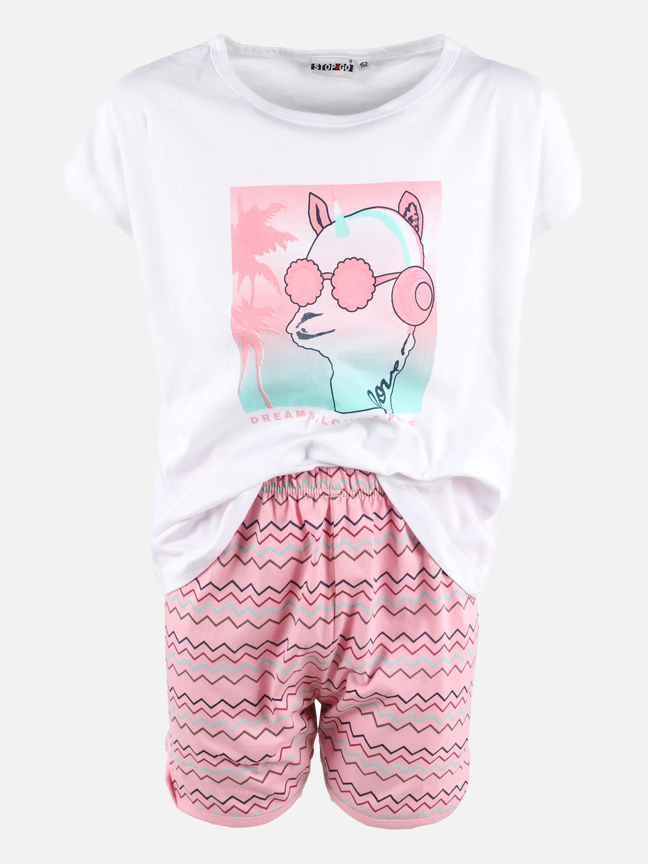 Mädchen Schlafshorty mit Print