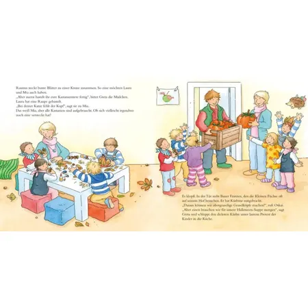 Carlsen Verlag LESEMAUS 3: Herbstzeit im Kindergarten