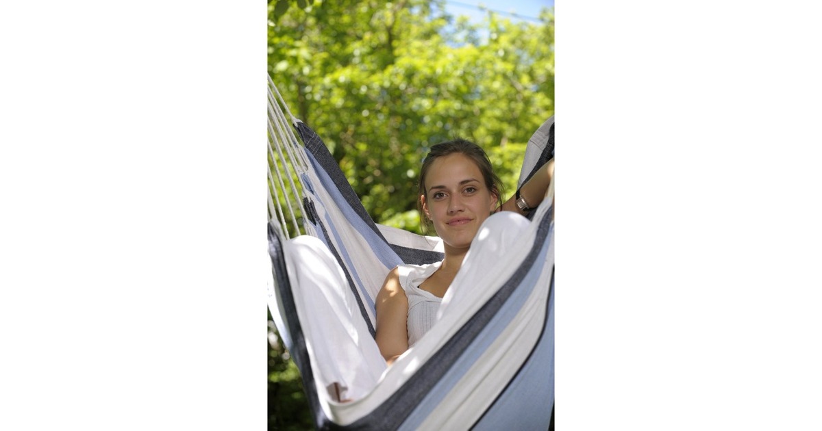 AmazonasHavanna Marine hangstoel  (Wit/blauw)