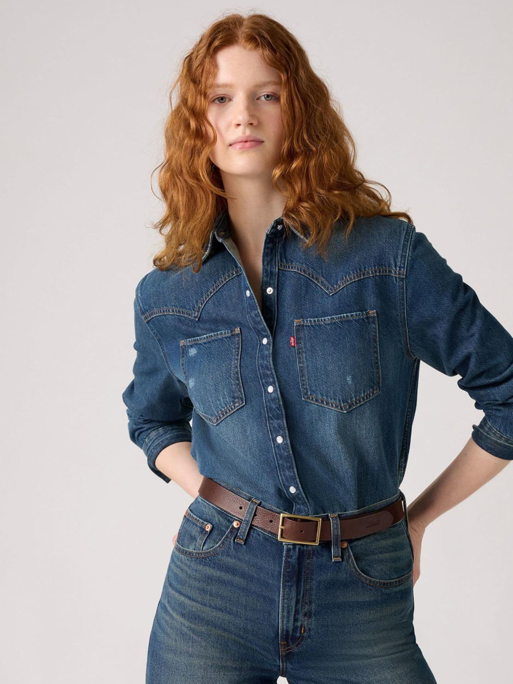 Bruin - Levi's® Logo Rectangle Buckle Belt