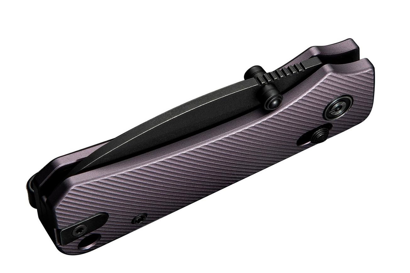 Civivi Baby Banter 2 C23074-2 Black Stonewashed Purple Aluminum Crossbar Lock, zakmes
